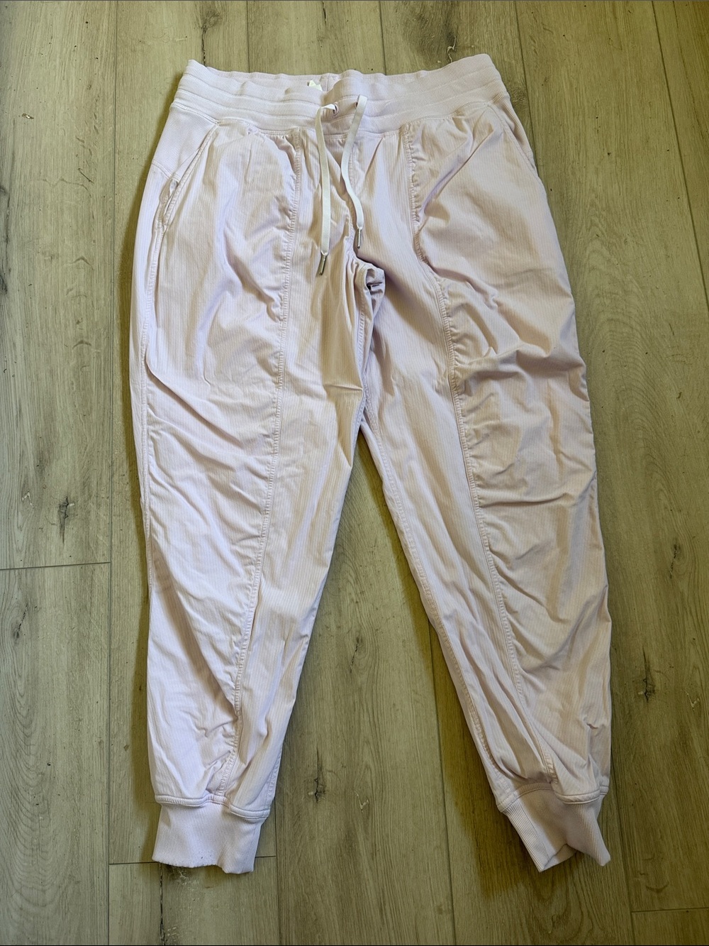 Lululemon Women’s Light Baby Pink Jogger Pants - Comfortable Everyday Style